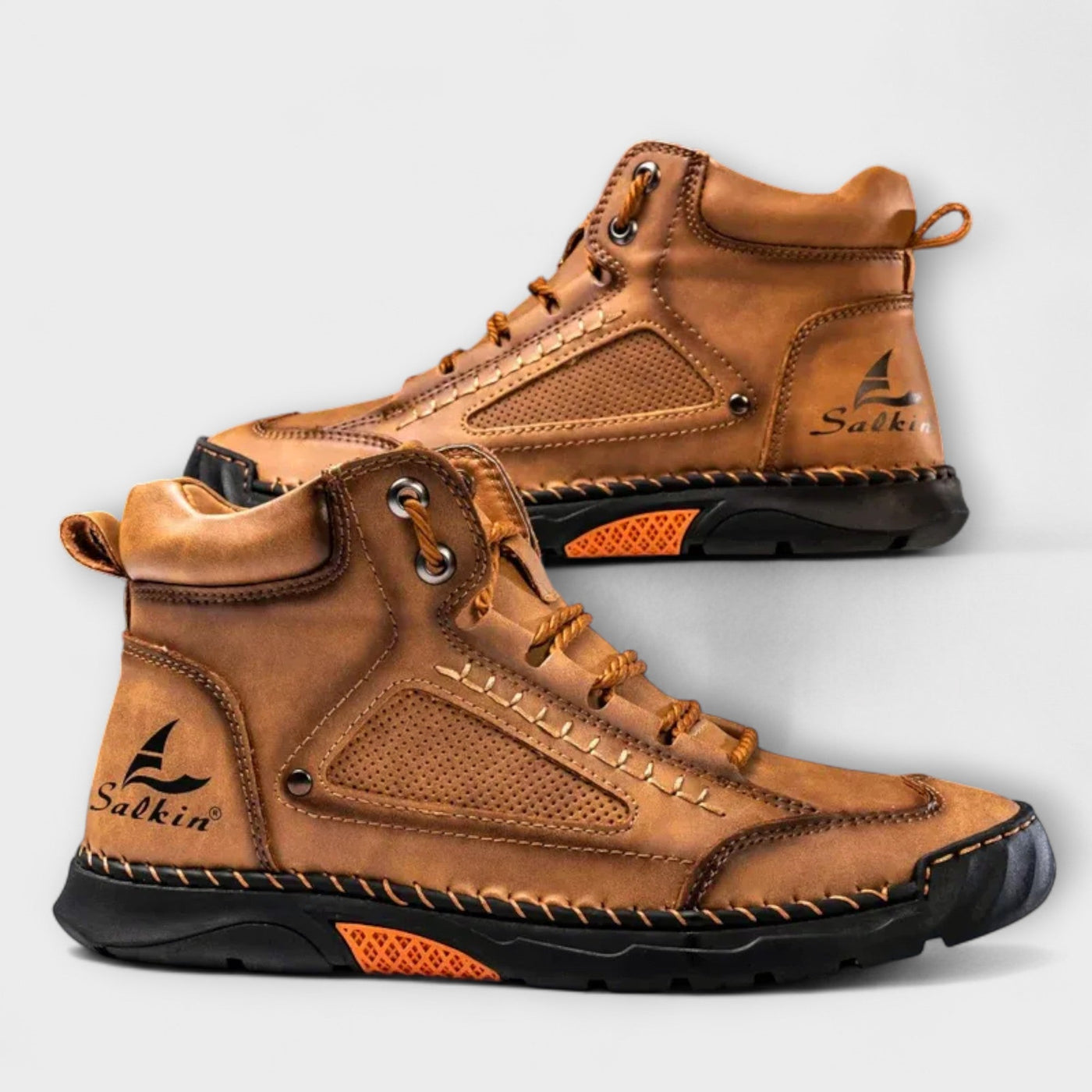 Hohe Lederstiefel