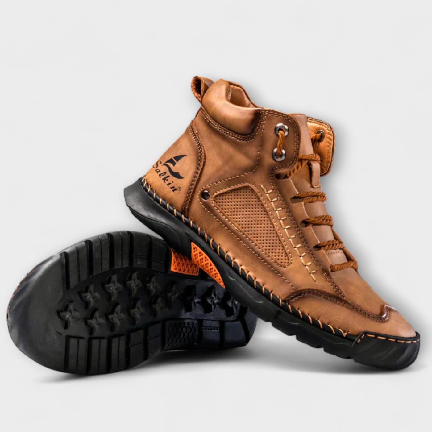 Hohe Lederstiefel