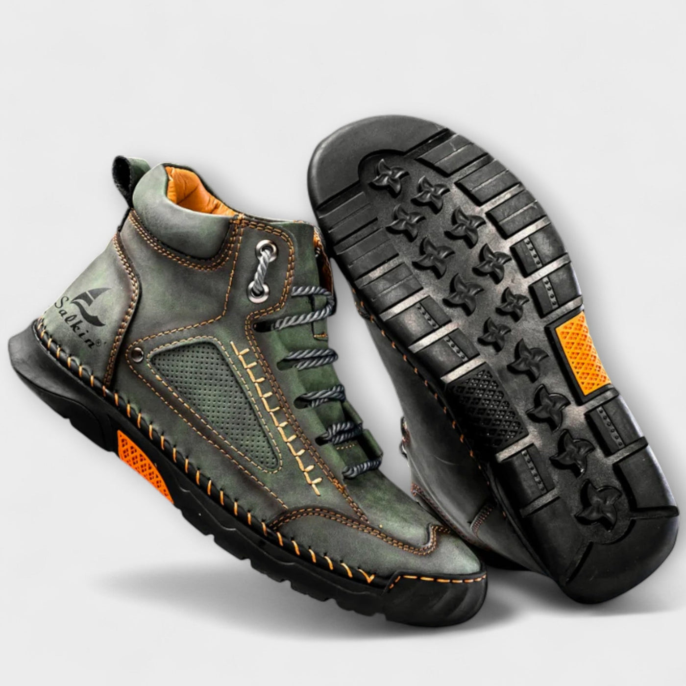 Hohe Lederstiefel