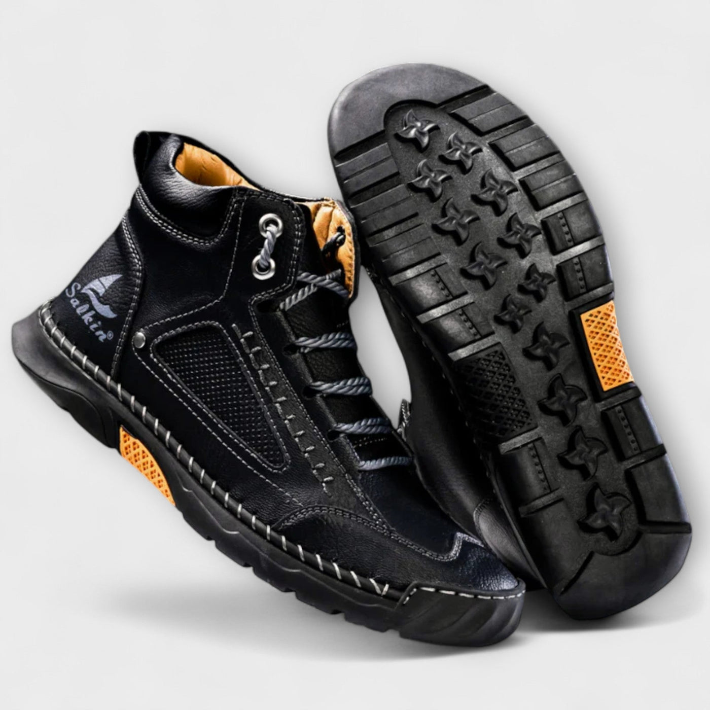 Hohe Lederstiefel