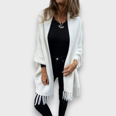 Meliora – Eleganter Cardigan mit Fransen