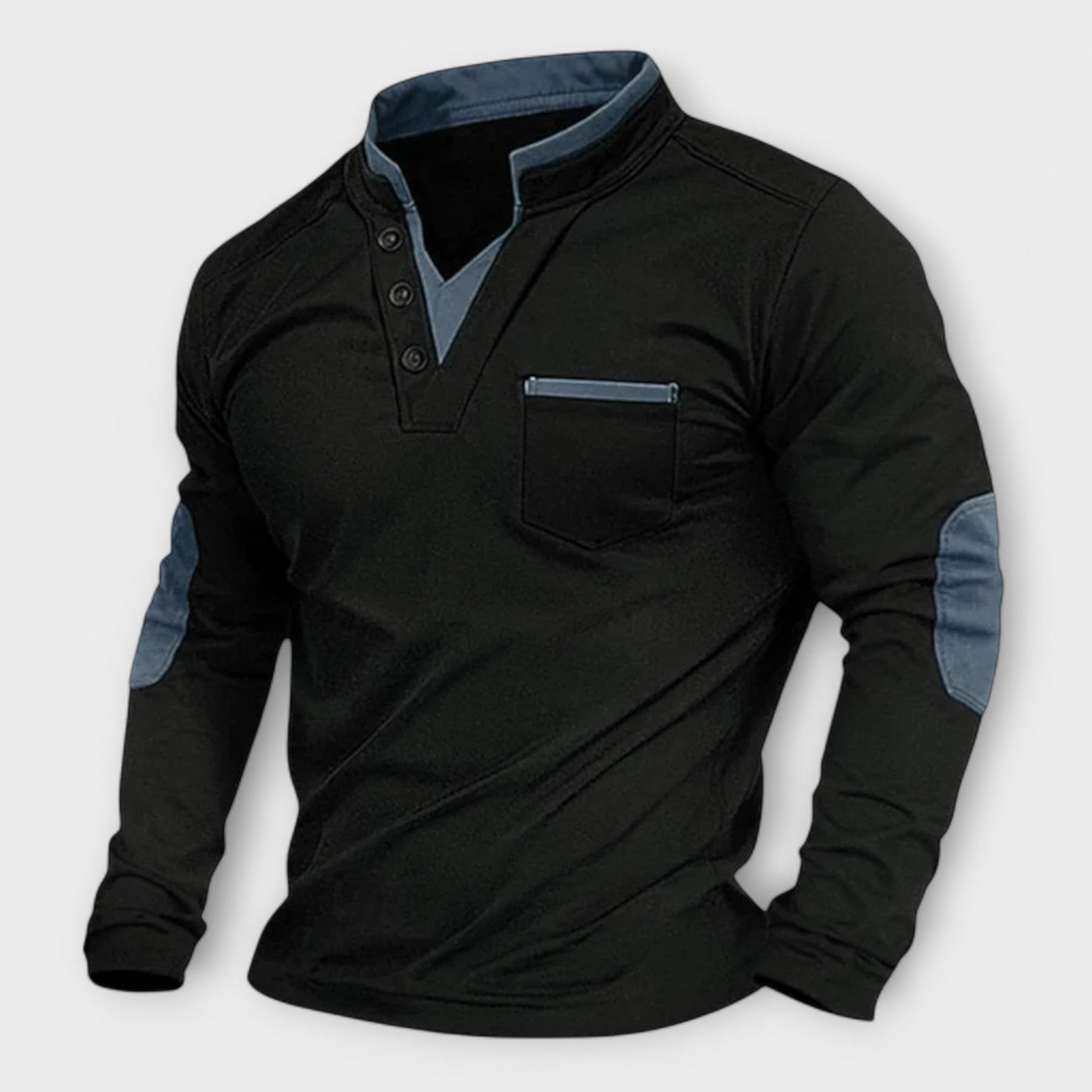 Herrenpullover mit V-Ausschnitt