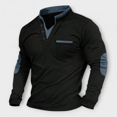 Herrenpullover mit V-Ausschnitt