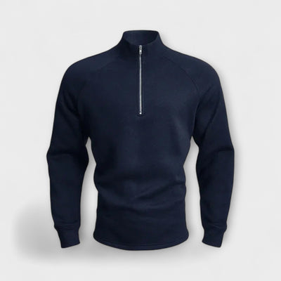 Pullover mit halbem Reißverschluss