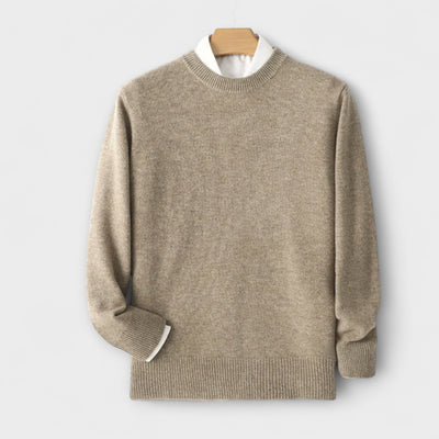 Pulli aus Cashmere mit Stehkragen