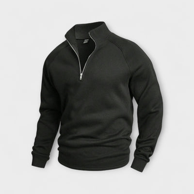 Pullover mit halbem Reißverschluss