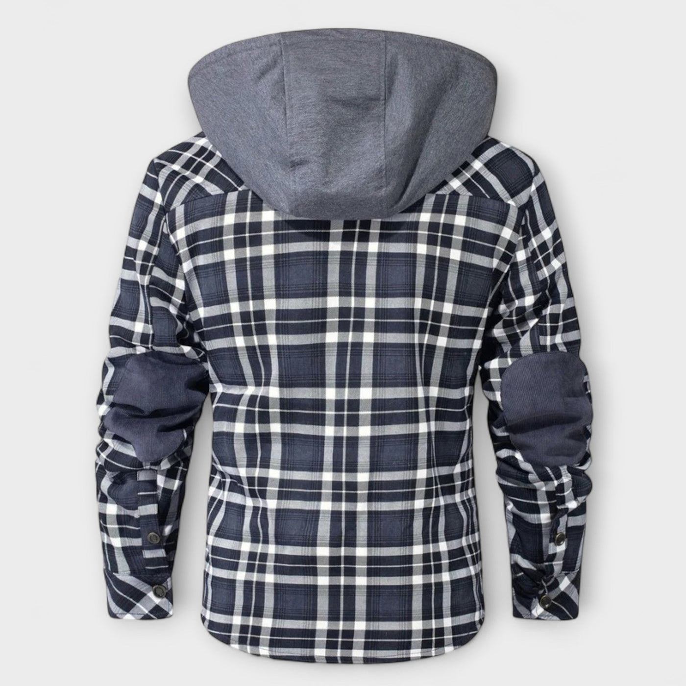 Flanelljacke mit Kapuze