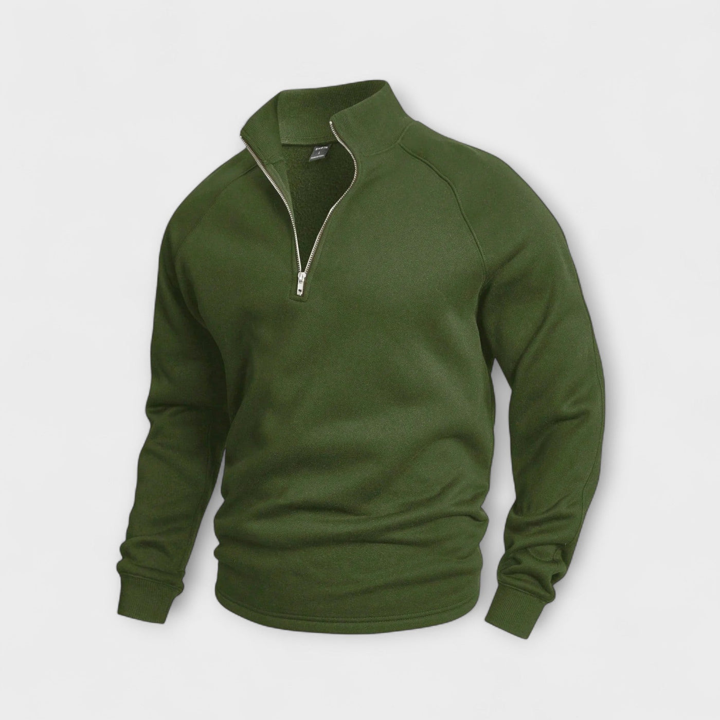 Pullover mit halbem Reißverschluss