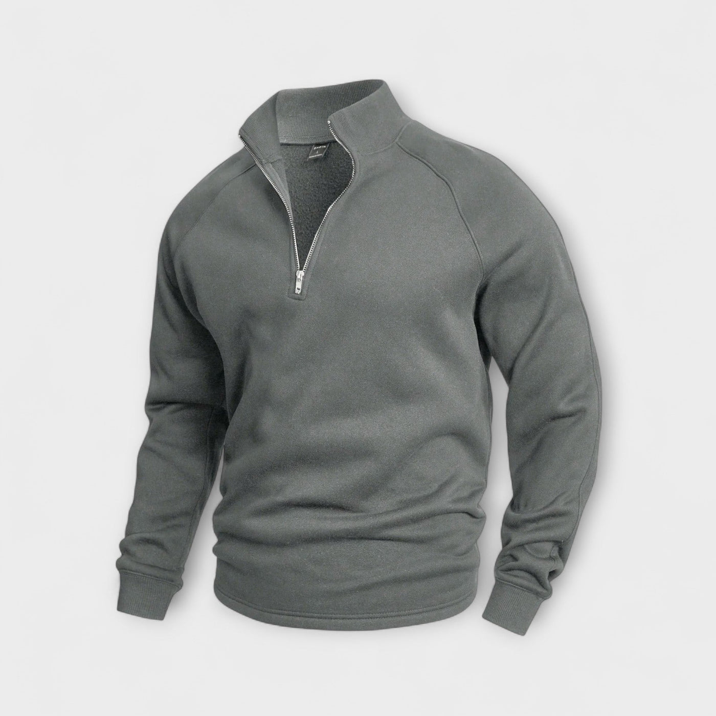 Pullover mit halbem Reißverschluss