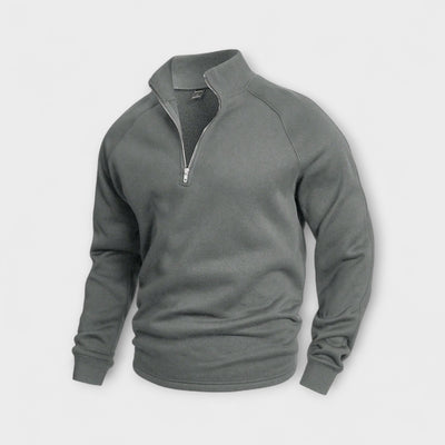 Pullover mit halbem Reißverschluss