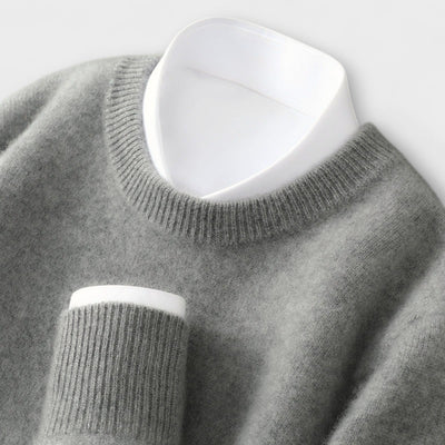 Pulli aus Cashmere mit Stehkragen