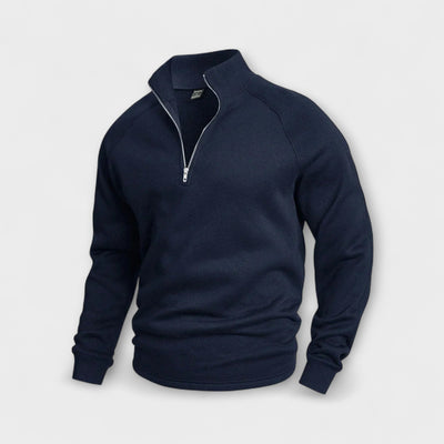 Pullover mit halbem Reißverschluss