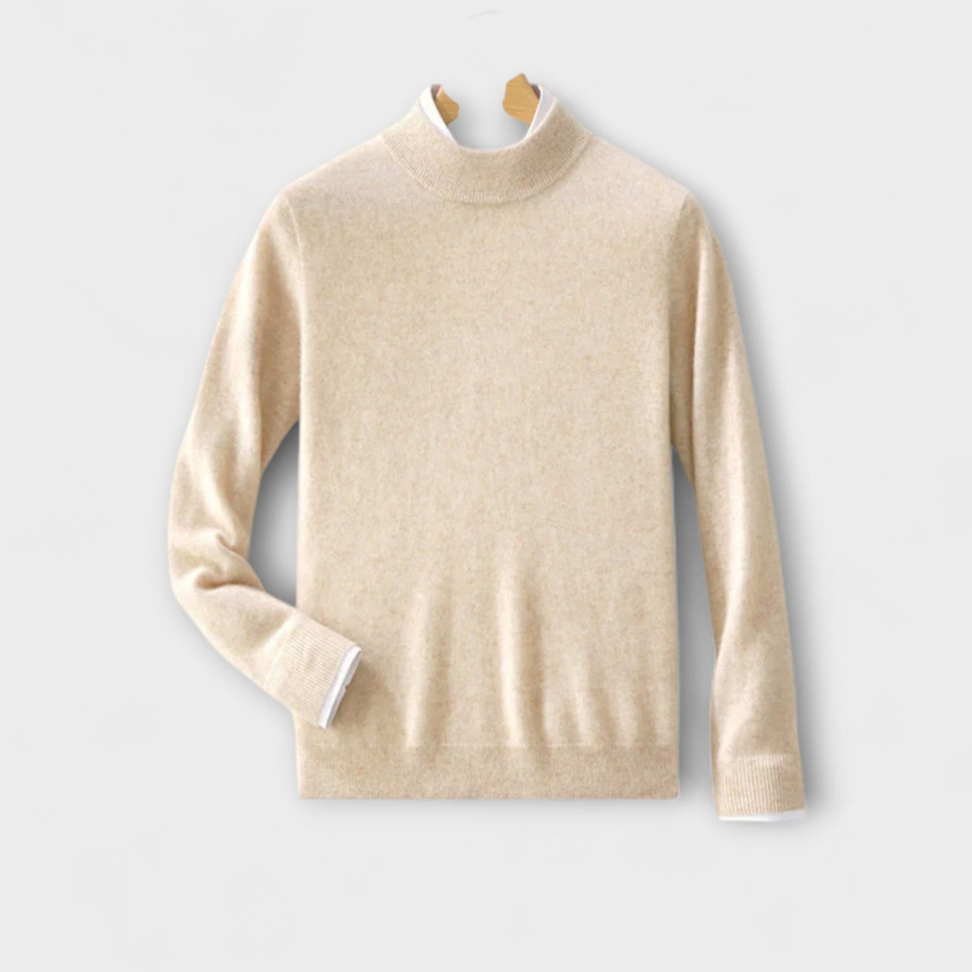 Pulli aus Cashmere mit Stehkragen