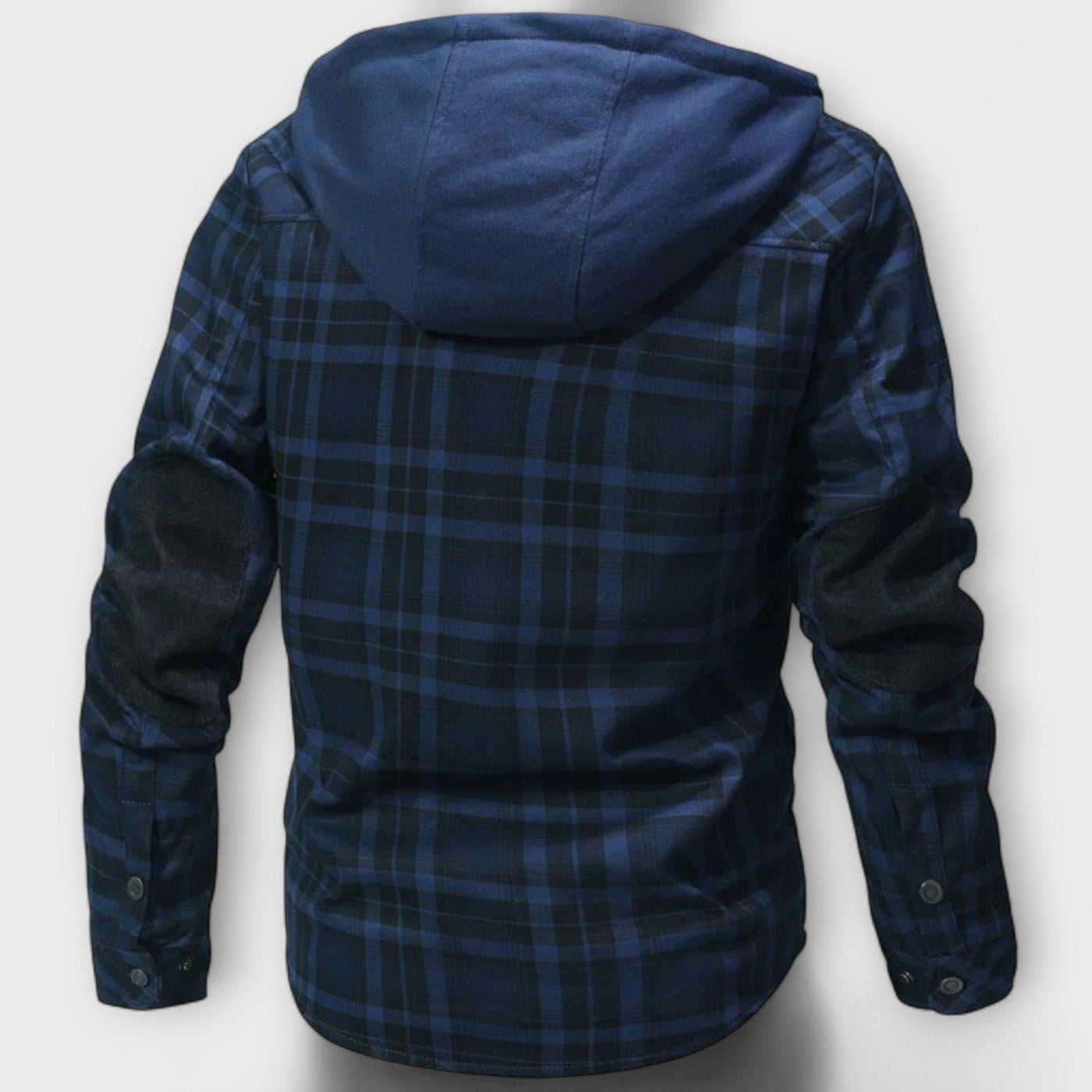 Flanelljacke mit Kapuze