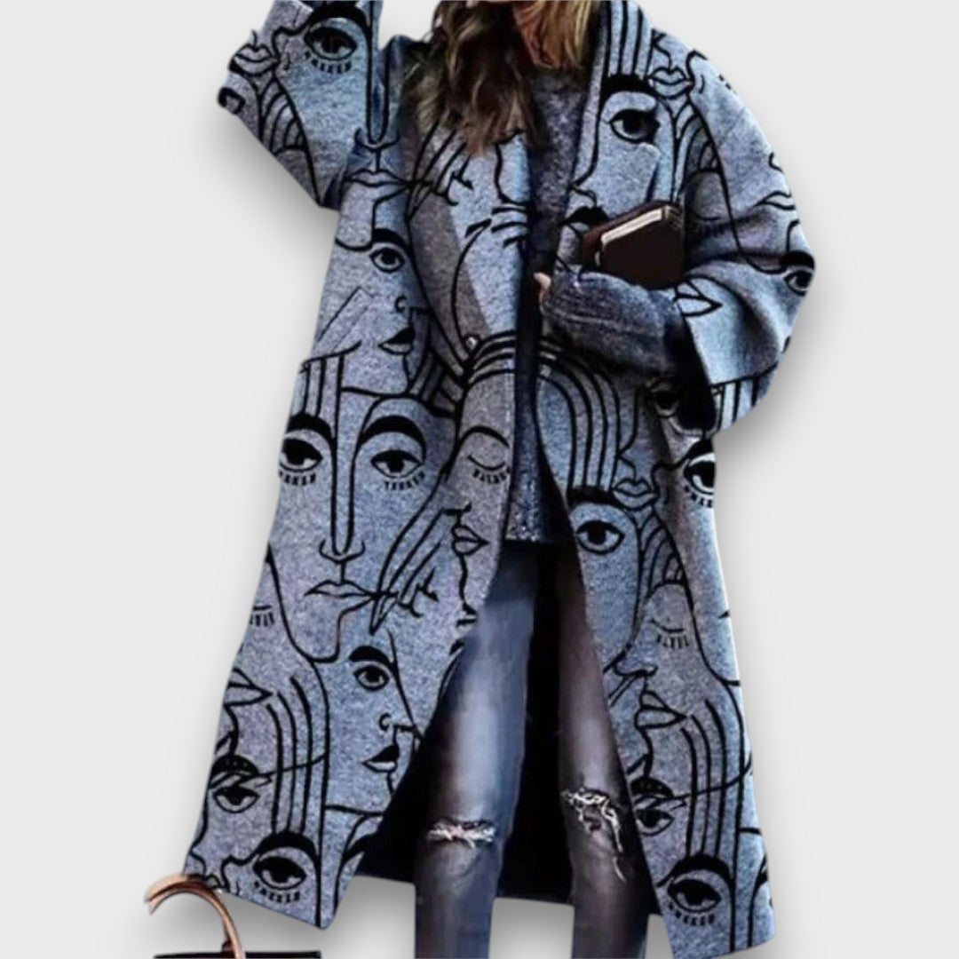 Fioren – Langer Oversize-Mantel