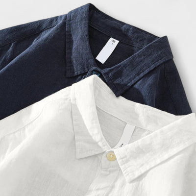 Leinen Popover Hemd