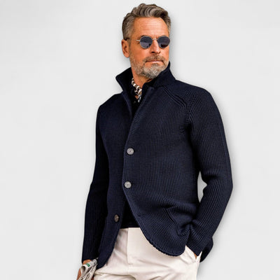 Retro Militärstil Cardigan für Herren
