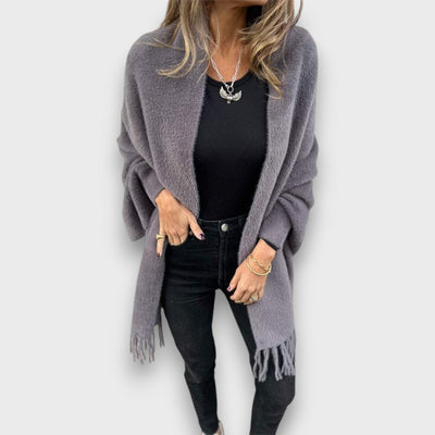 Meliora – Eleganter Cardigan mit Fransen