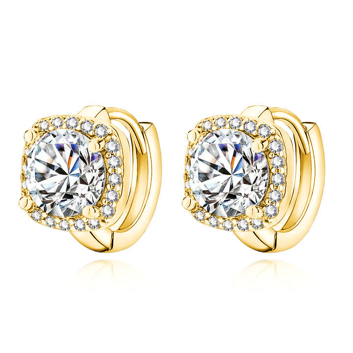 Tinamariel | Ohrringe aus 18k Gold mit Diamanten