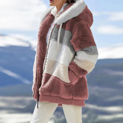 Isabella™ Damen Winterjacke mit Kapuze und Reißverschluss