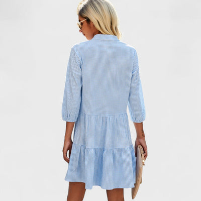 Shanna - Fließendes Midi-Tagkleid