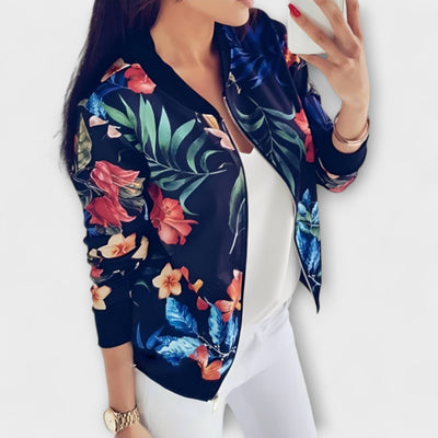Kaelin - Elegante Bomberjacke mit Blumen