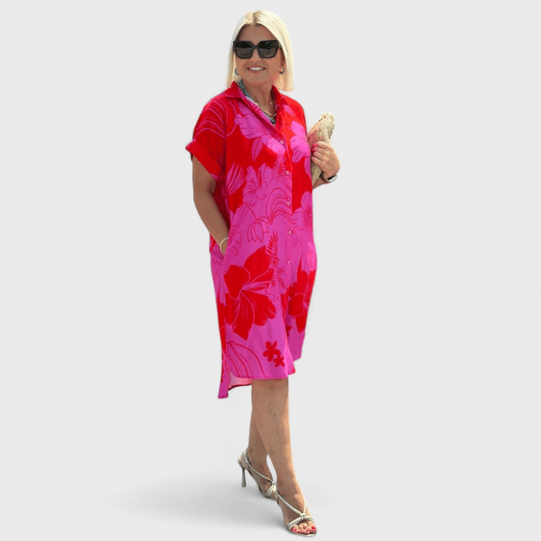 Naomi – Kleid mit Blumenmuster
