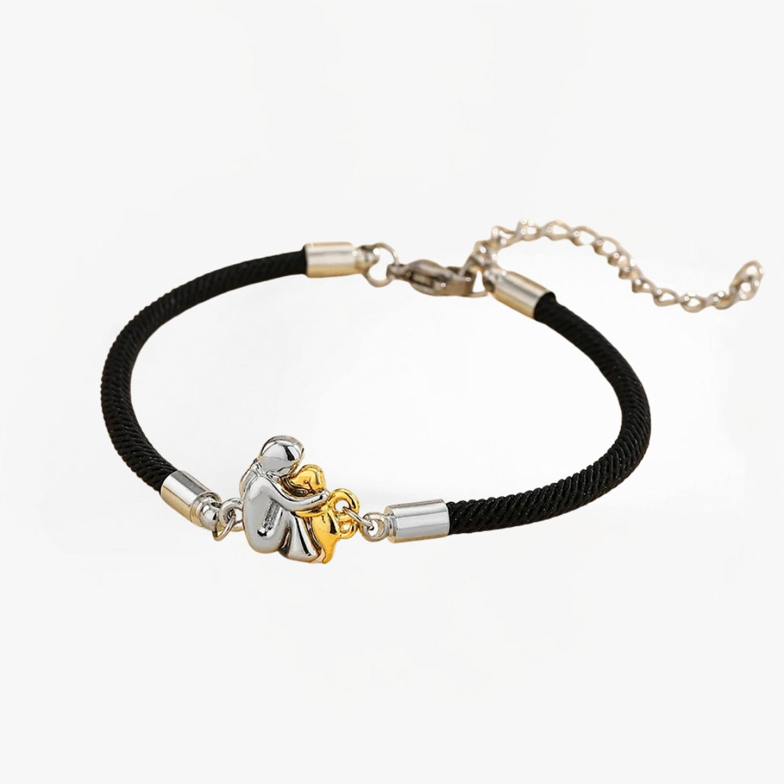 Elisa - Armband mit Schnur und Hundesymbol