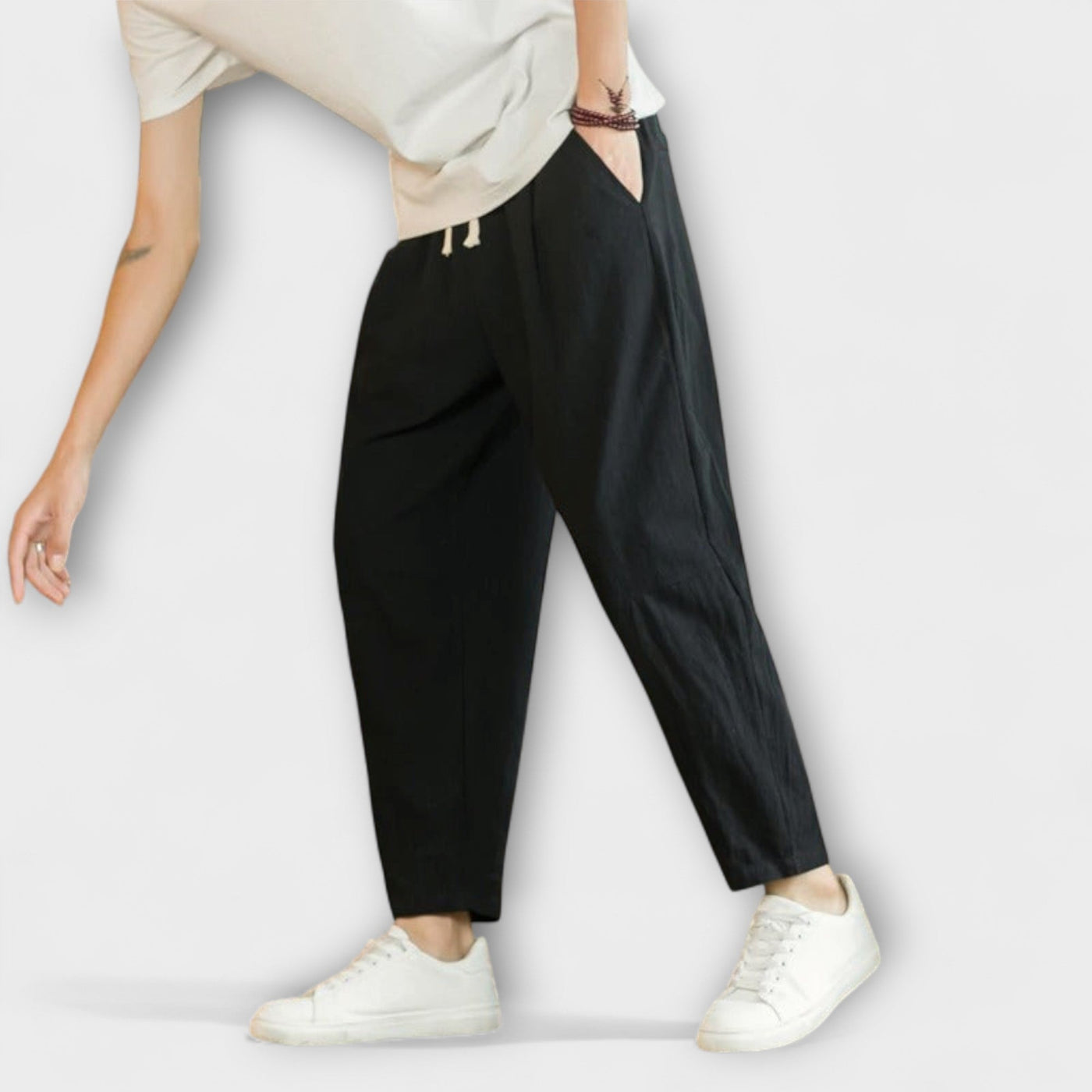 Casual-Hosen aus Baumwolle