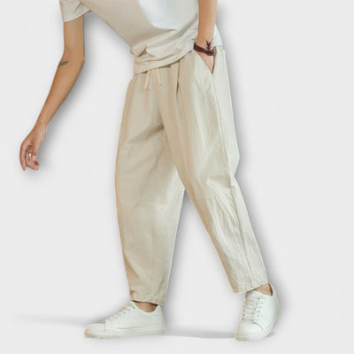 Casual-Hosen aus Baumwolle