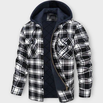 Cooper – Gestepptes Karojacke mit Kapuze