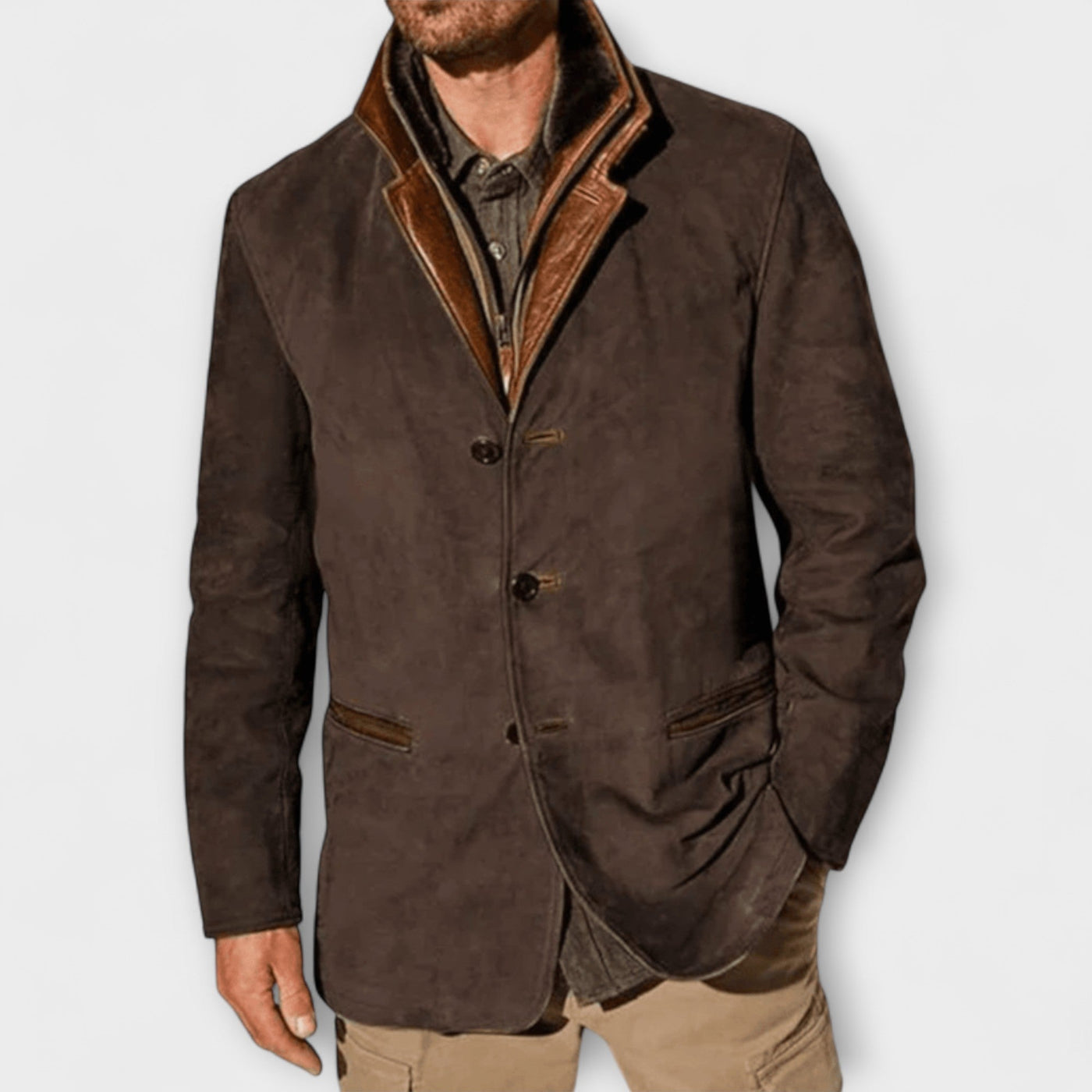 Vintage Wildlederjacke