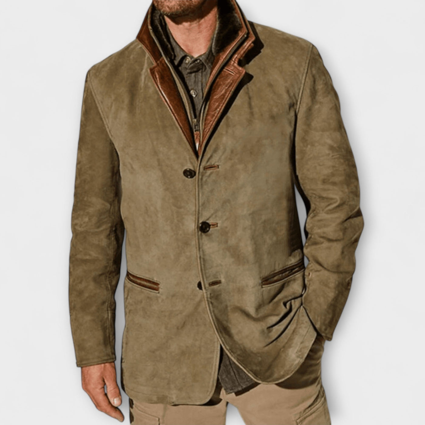 Vintage Wildlederjacke