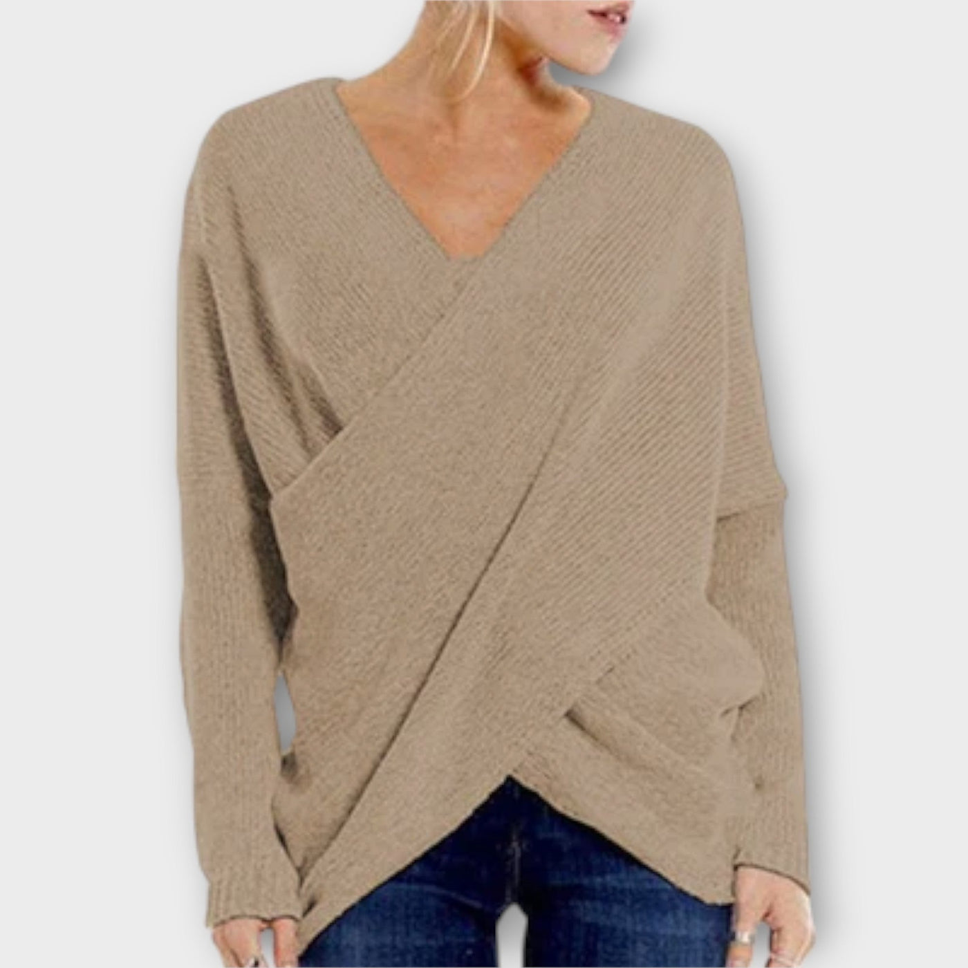 Heidi - Überkreuzter Pullover