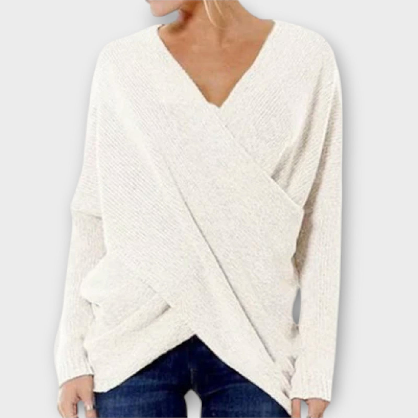 Heidi - Überkreuzter Pullover