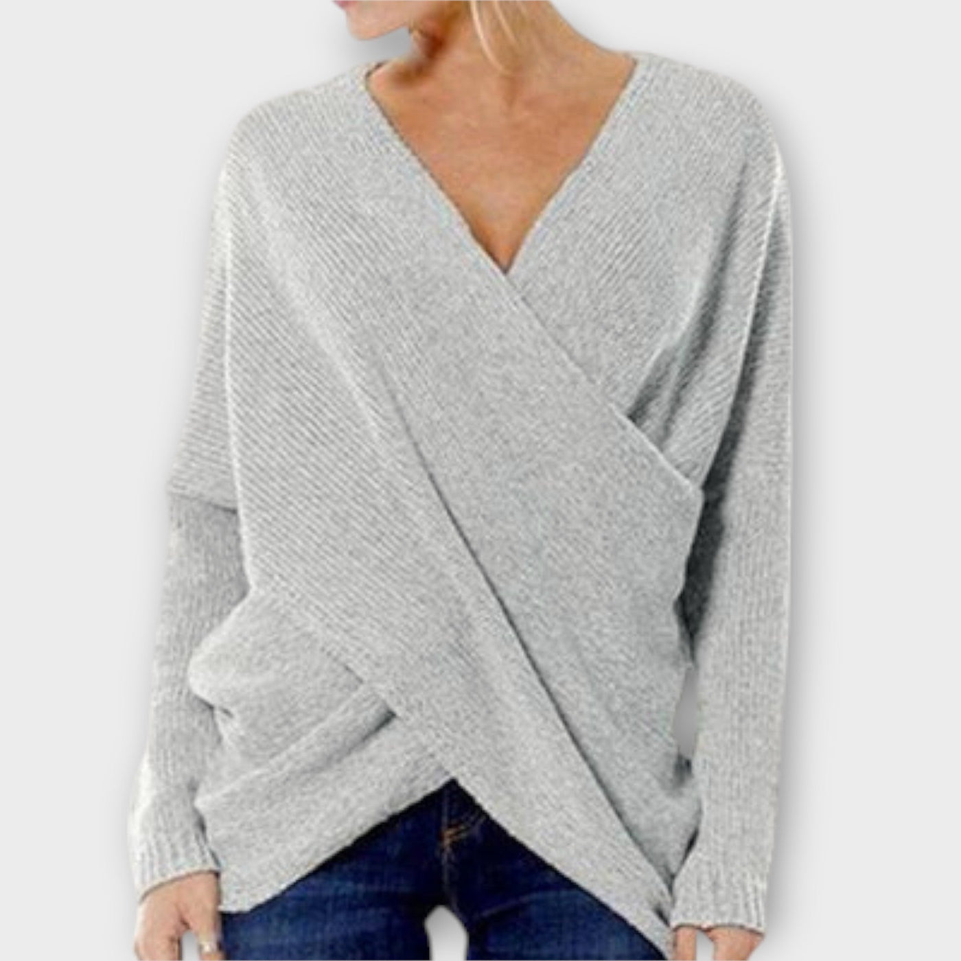 Heidi - Überkreuzter Pullover