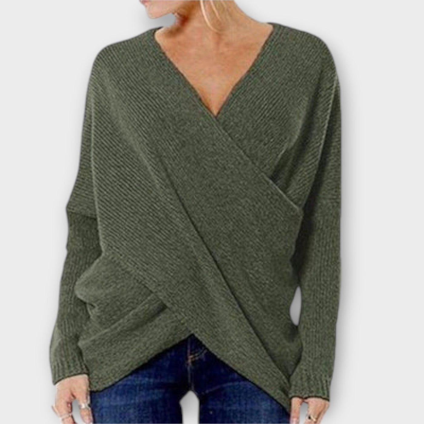 Heidi - Überkreuzter Pullover